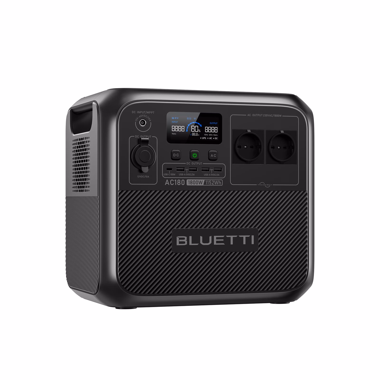 BLUETTI AC180 Estación de Energía 1152Wh | Batería LiFePO4 – imagen del producto 2
