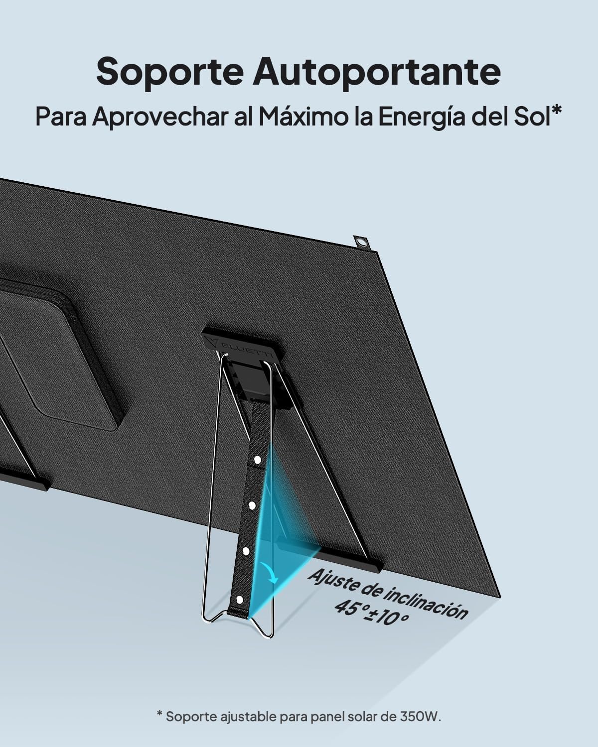 Panneau Solaire BLUETTI 350W Pliable | Compatible AC200L Elite 200 – Image 4