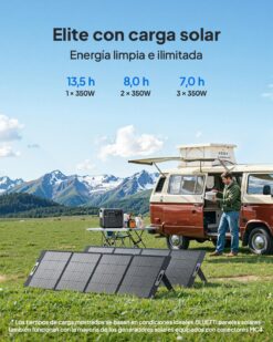 Alternative view of Panneau Solaire BLUETTI 350W Pliable | Compatible AC200L Elite 200