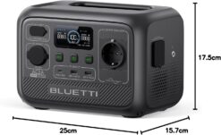 Alternative view of BLUETTI AC2A | Station Électrique Portable 204Wh 300W
