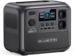 BLUETTI AC70 | Station Électrique Portable 768Wh 1000W