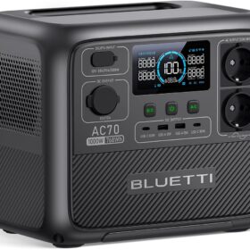 BLUETTI AC70 | Station Électrique Portable 768Wh 1000W