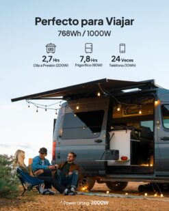 Alternative view of BLUETTI AC70 | Station Électrique Portable 768Wh 1000W