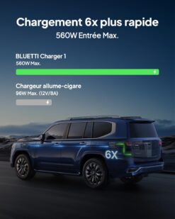 Alternative view of BLUETTI Charger 1 | Chargeur Alternateur 560W 6× Plus Rapide