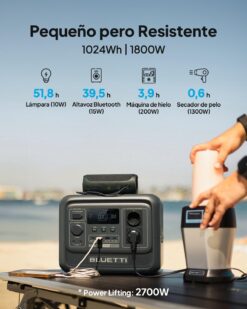 Alternative view of BLUETTI Elite 100 V2 | Station Électrique 1024Wh - 1800W