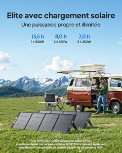 Alternative view of Panneau Solaire BLUETTI 350W Pliable | Compatible AC200L Elite 200