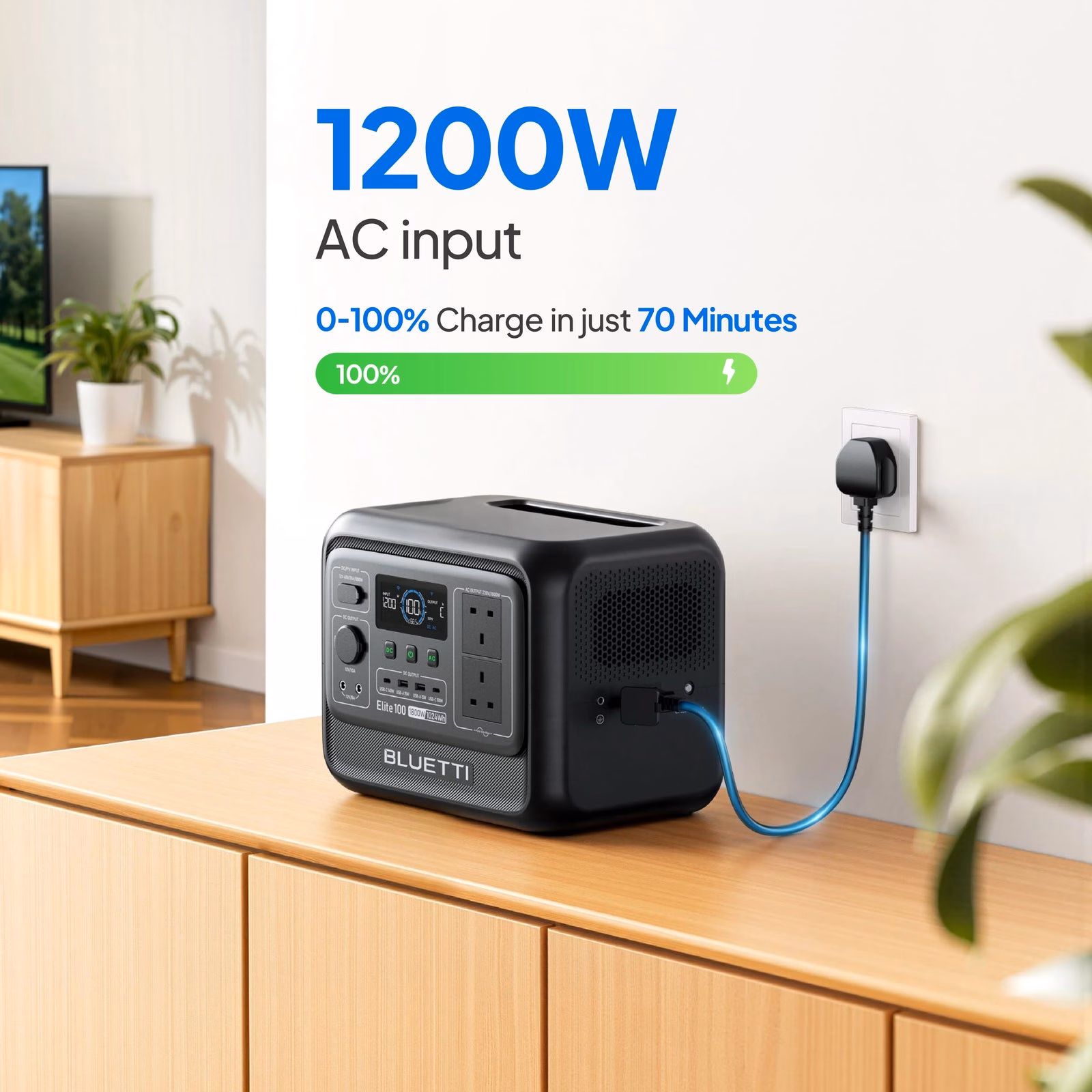 BLUETTI Elite 100 V2 Portable Power Station 1024Wh | LiFePO4 – product image 10