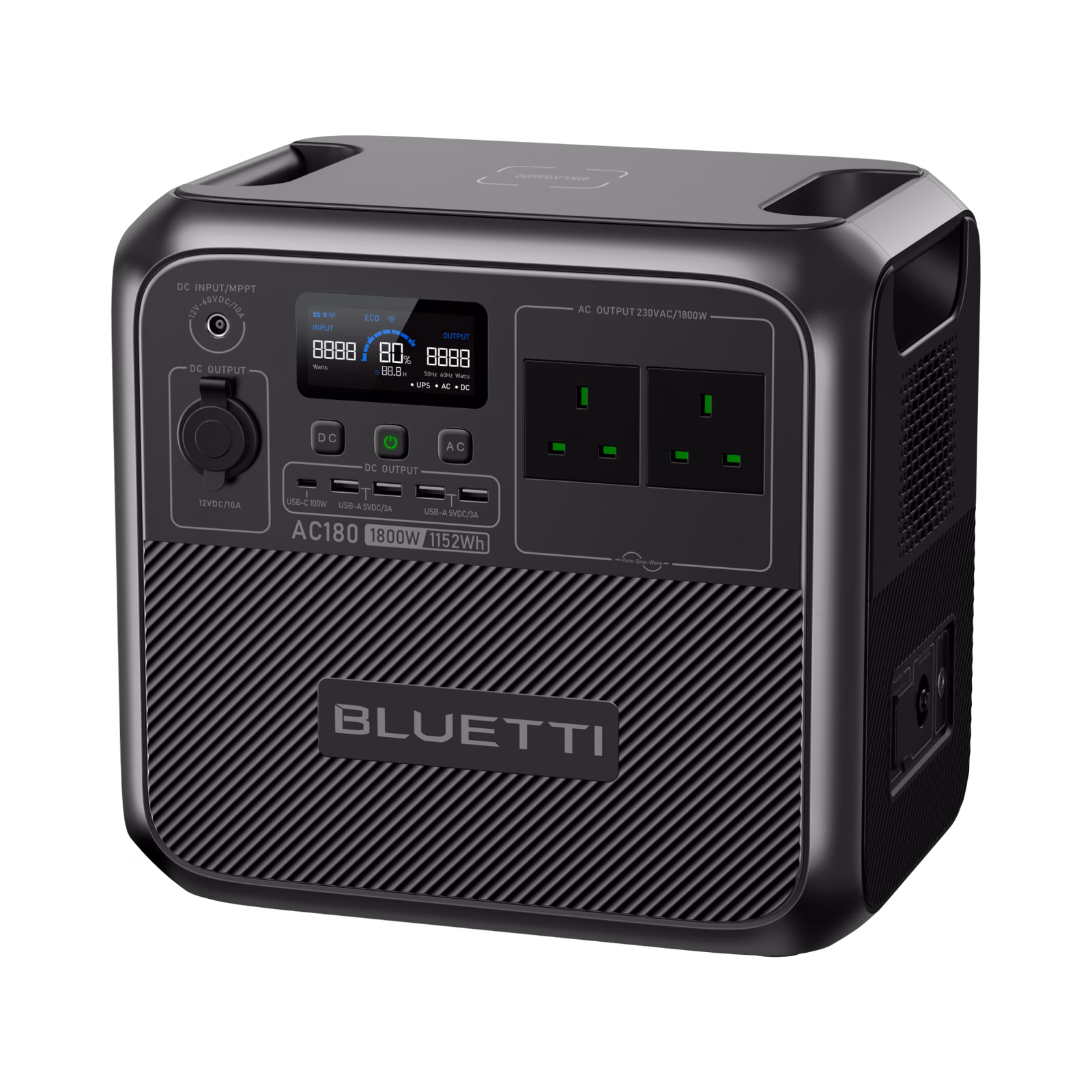 BLUETTI AC180 Portable Power Station 1152Wh | LiFePO4 UK – product image 6