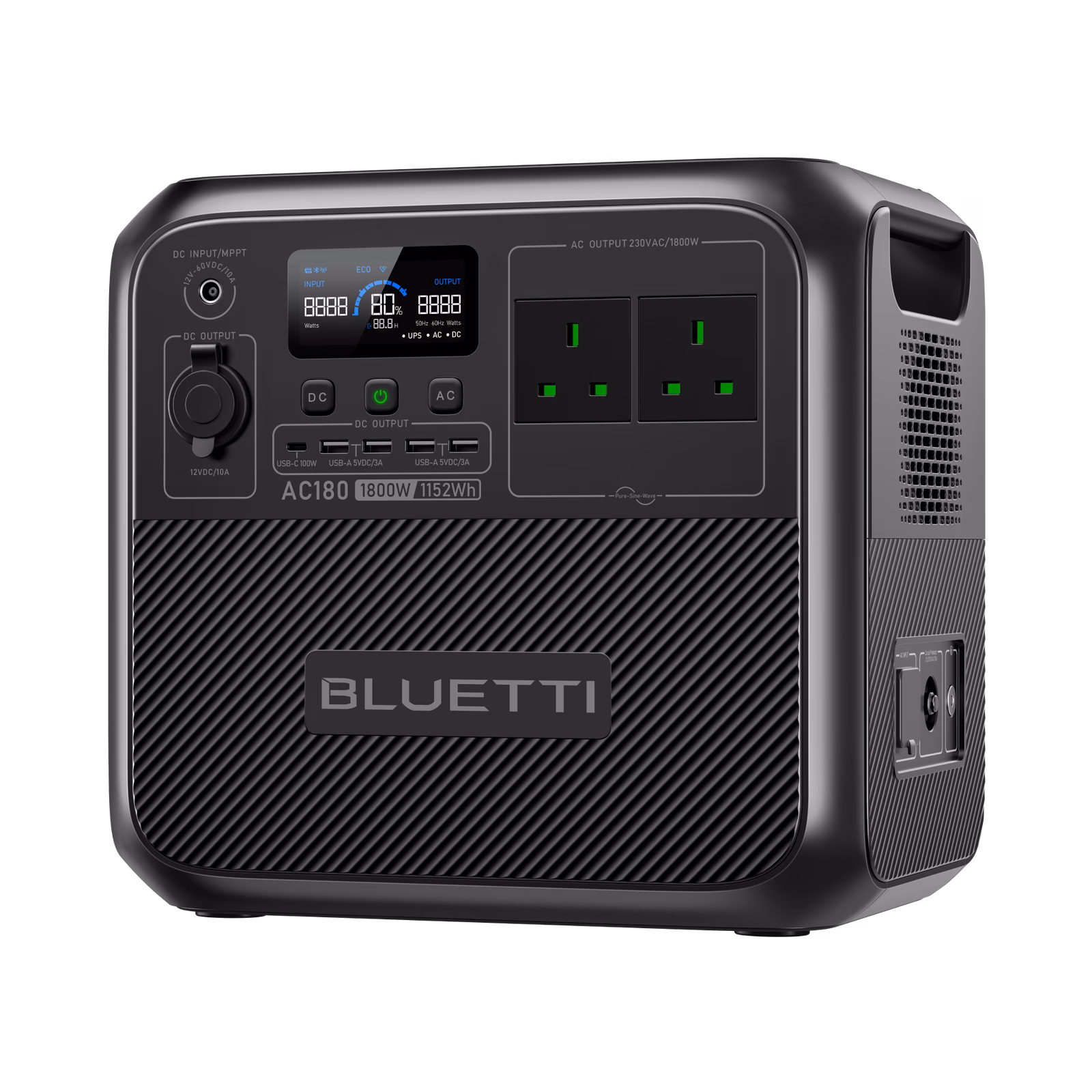 BLUETTI AC180 Portable Power Station 1152Wh | LiFePO4 UK – product image 5