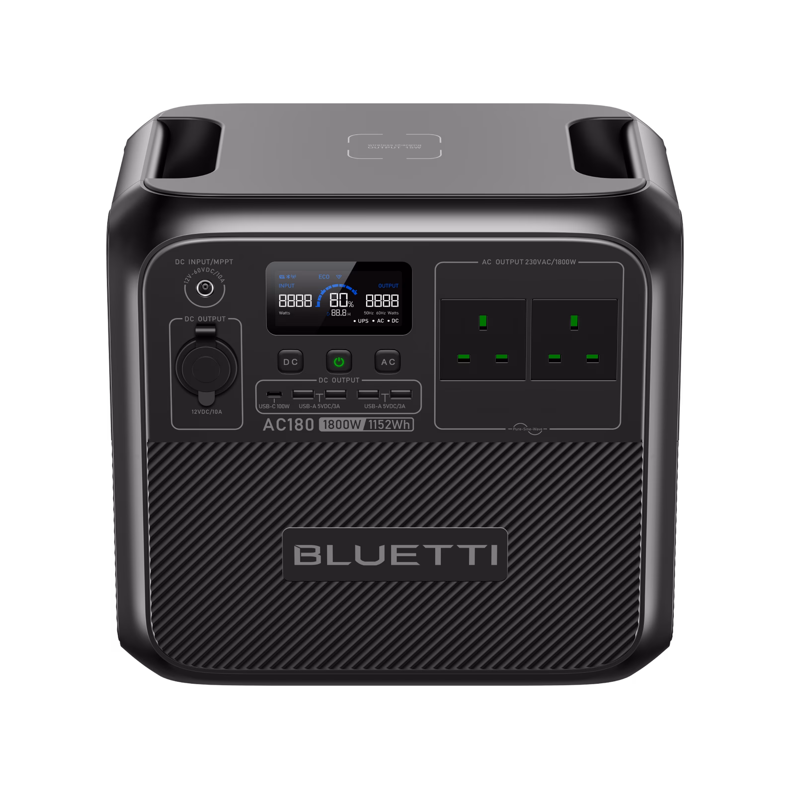 BLUETTI AC180 Portable Power Station 1152Wh | LiFePO4 UK – product image 4