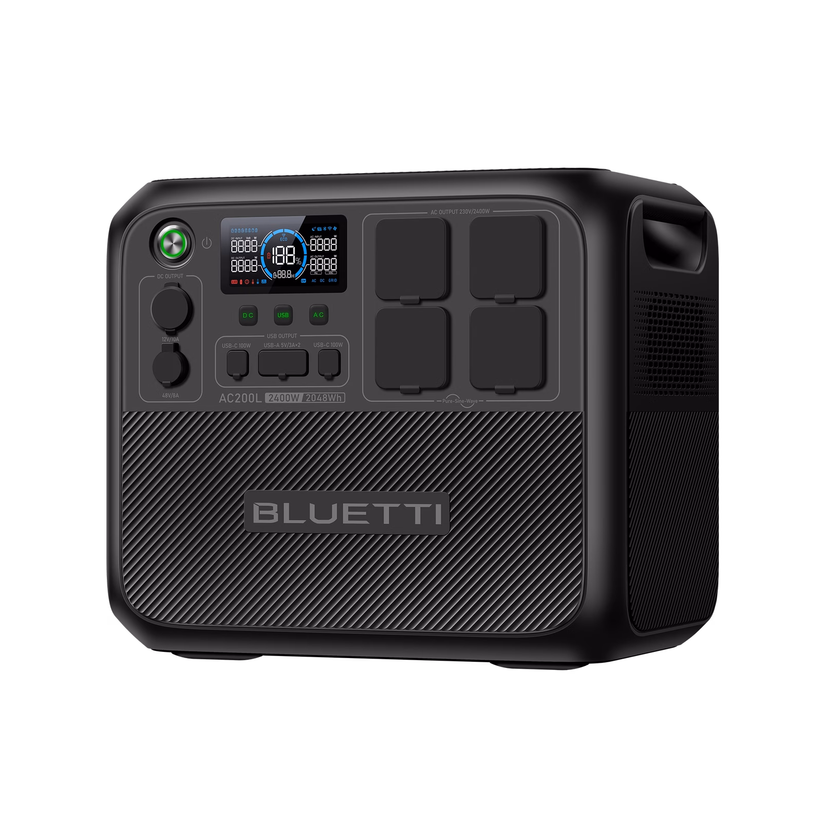 BLUETTI AC200L Power Station 2048Wh Espandibile | Fino a 8192Wh – immagine prodotto 2