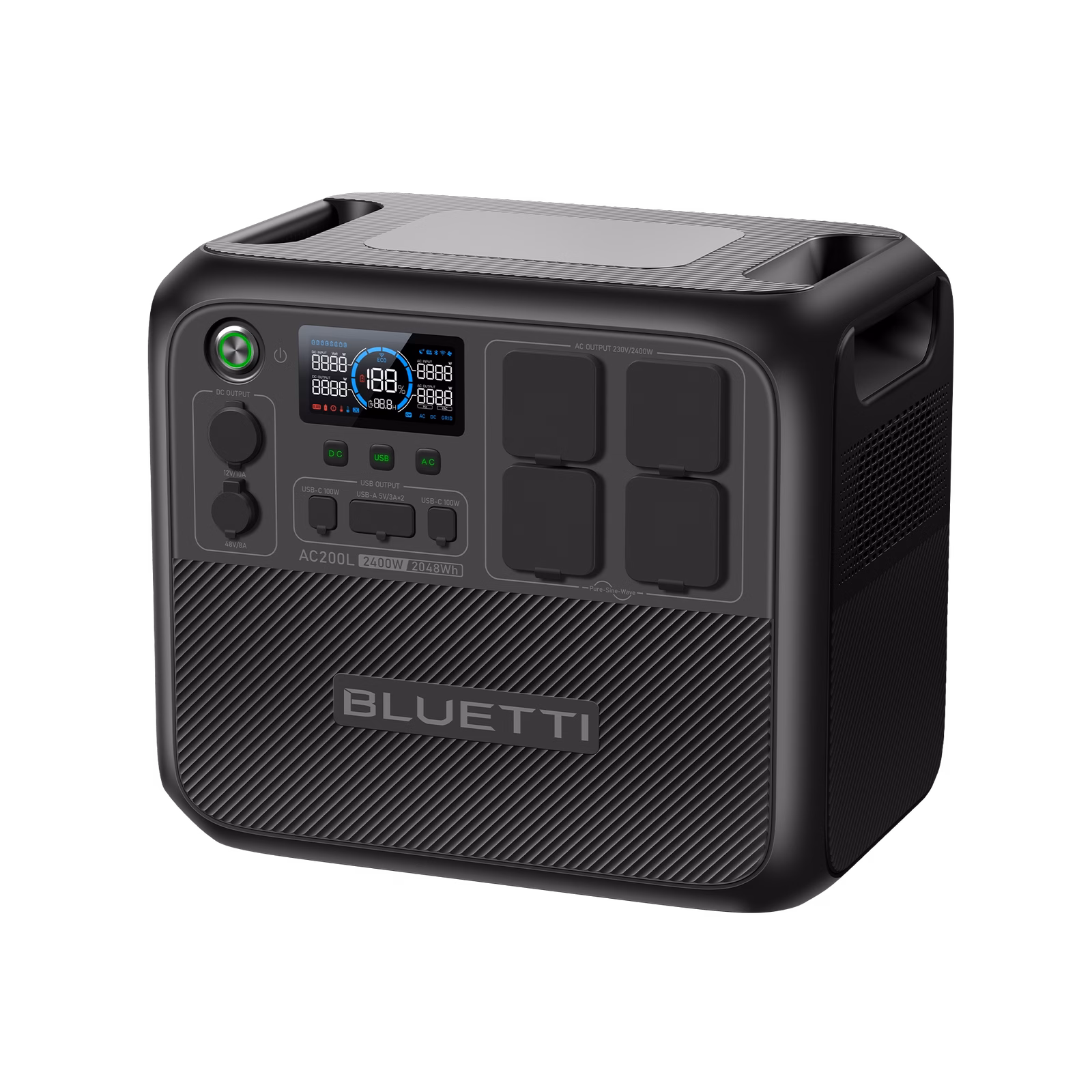 BLUETTI AC200L Portable Power Station 2048Wh Expandable | 8192Wh – product image 3