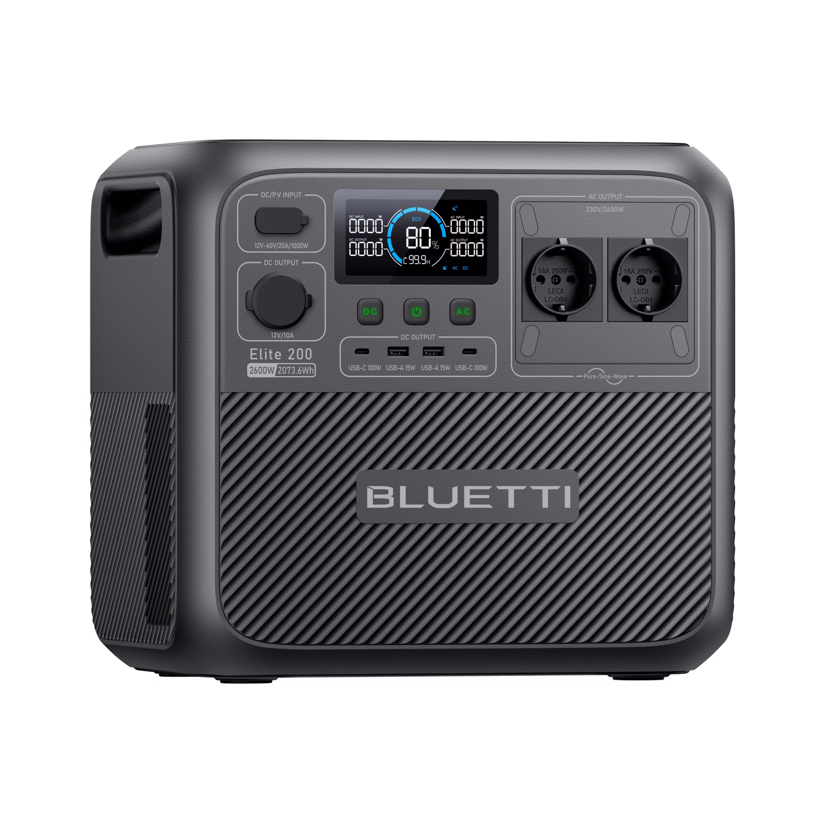 BLUETTI Elite 200 V2 Power Station 2073Wh | 6000 Cicli LiFePO4 – immagine prodotto 4