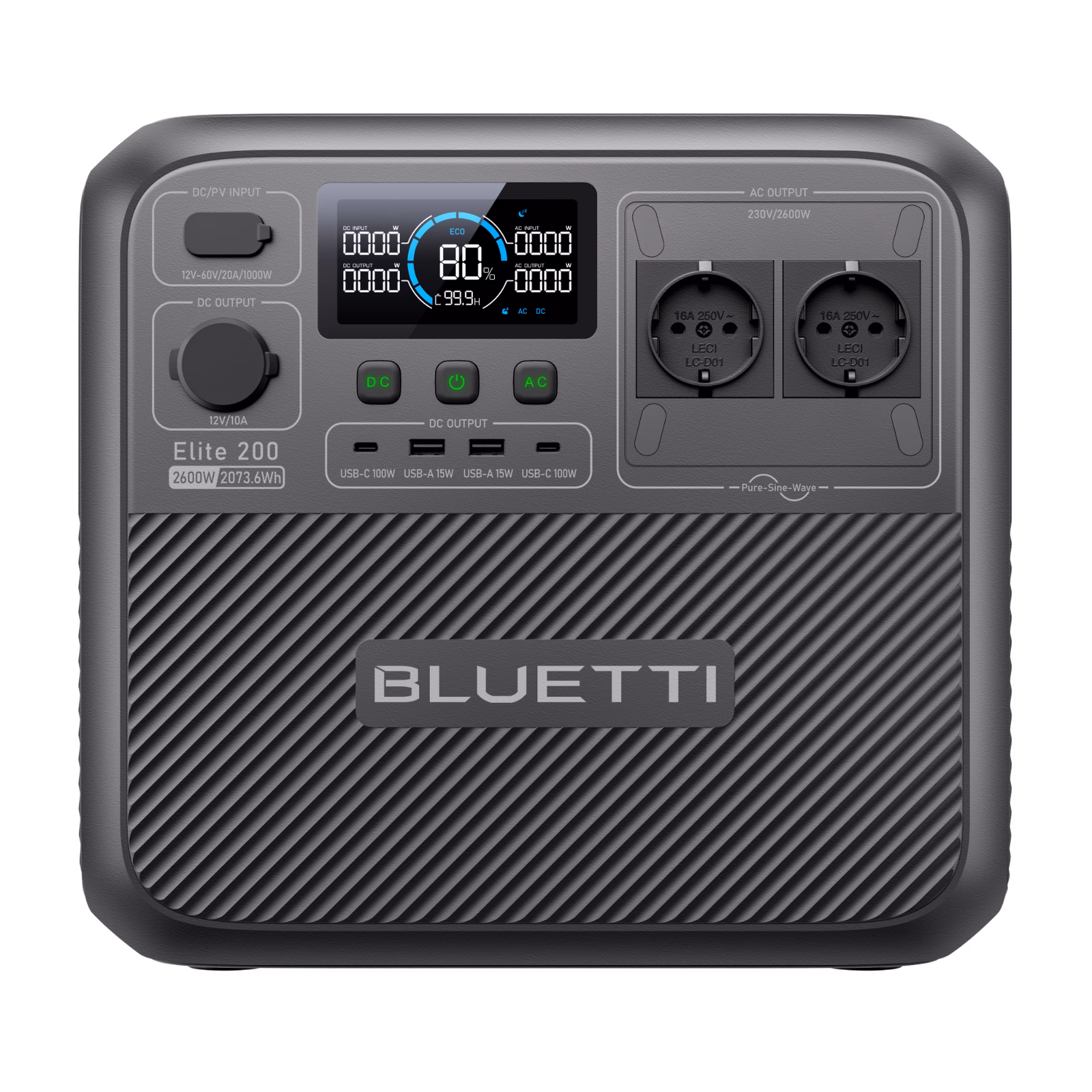 BLUETTI Elite 200 V2 Power Station 2073Wh | 6000 Cicli LiFePO4 – immagine prodotto 3